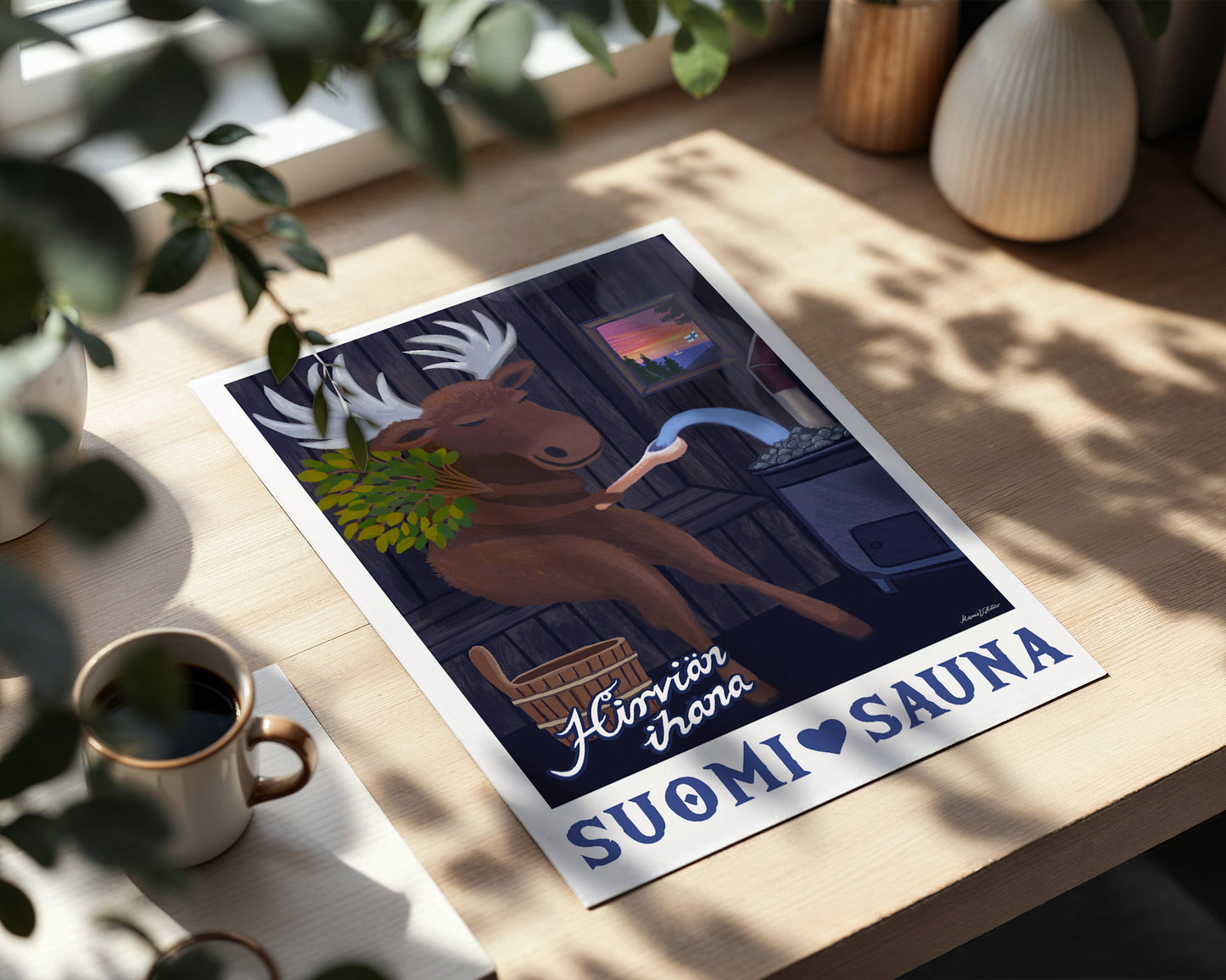 MOOSE FINLAND POSTER