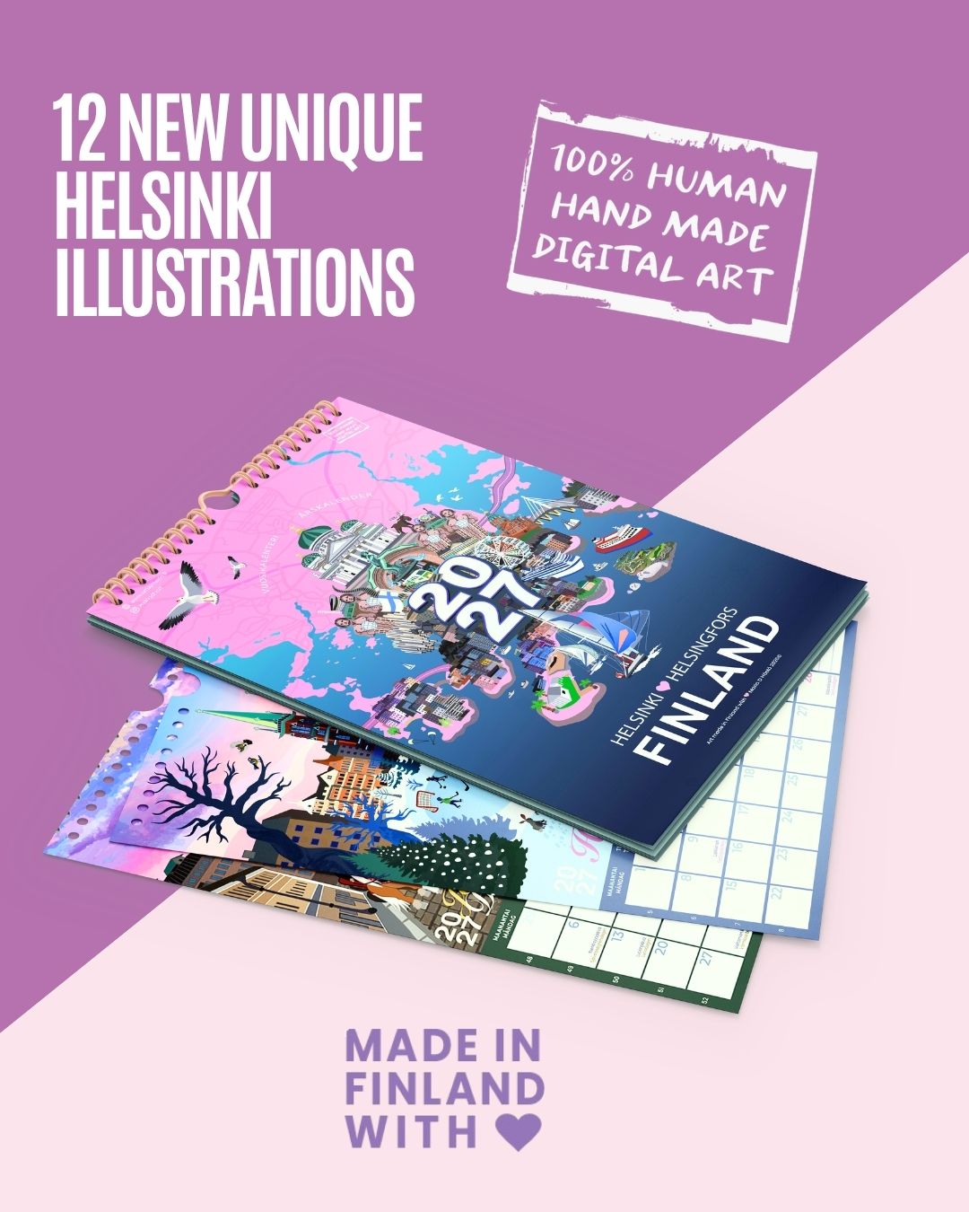HELSINKI 2027 WALL CALENDAR - PREORDER