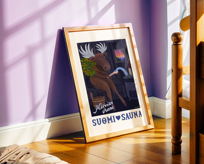 MOOSE FINLAND POSTER