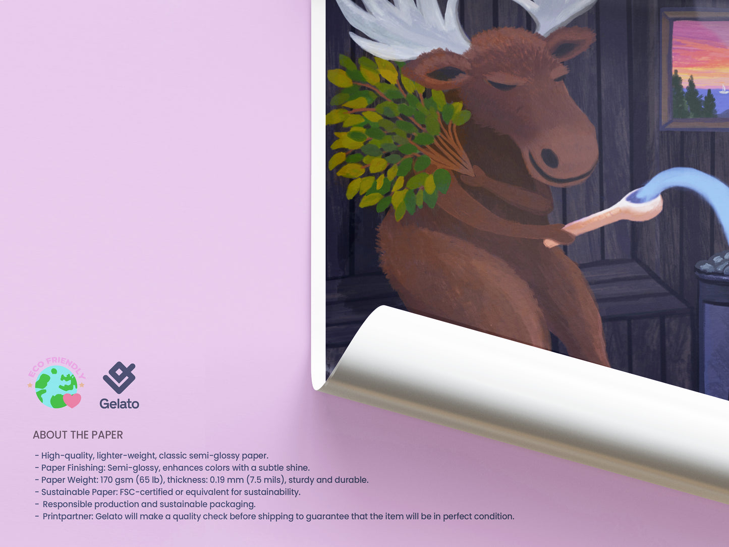 MOOSE FINLAND POSTER