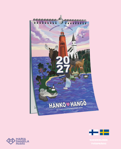 VÄGGKALENDER HELSINGFORS 2027 